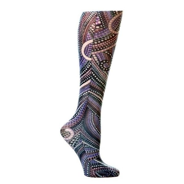 Celeste Stein Celeste Stein CMPS2-1576 15-20 mmHg Denim Dotty Therapeutic Compression Sock - Women CMPS2-1576